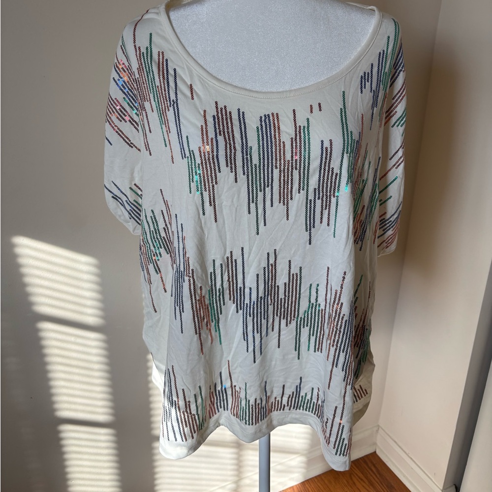 NWT BONGO SEQUIN TEE